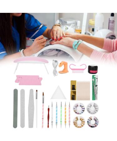 YAOGOHUA Nail Light Nail Art Dotting Pen Nail Extension Gel Nail Art Tools Kit for Home Nail Salon - Buy Online on GoSupps.com