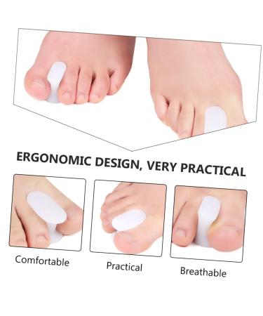 5 Pairs Toe Splitter Separator for Hallux Durable Bunion Straightener & Big Toe Protector - Practical Halloween Edition - White 3.6x3.3cm - Buy Online on GoSupps.com