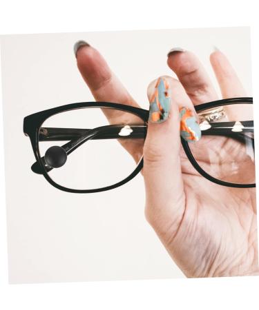 Healeeved 60 Pairs Round Glide Ring Accessories for Glasses - Slipproof Black Holders for Retro & Round Glasses - 1.4x1.4x0.6cm - International Shipping Available - Buy Online on GoSupps.com