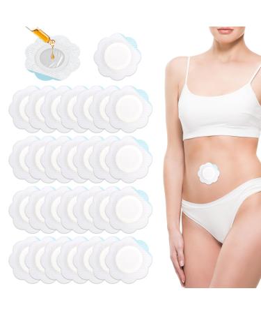 30st castor oil pack wrap wrap for the navel self-adhesive castor oil pads spunlace cloth very absorbent castor oil compress no washing (not included in the scope of delivery)