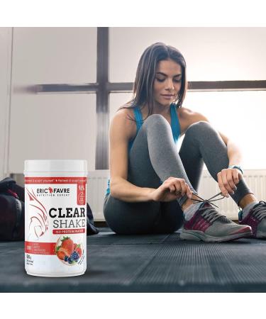 Clear Protein Shake - Iso Protein Water - Refreshing and Fruity - Protein Drink - Certified Quality - French Laboratory Eric Favre - 500 g Peach Apricot - Buy Online on GoSupps.com