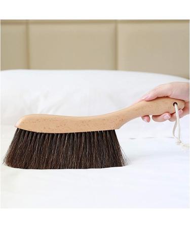 Set Duster Soft Cleaning Brush Wood Handle Hotel Family Clothes Hair Sofa Bed Sheets Bedspread Carpet Cleaning Natural Bristle Brush for Home Office and Car Handle Dusters Brushes - Buy Online on GoSupps.com