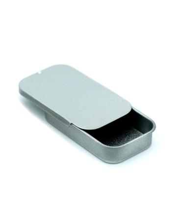 20ml Rectangular Tin with Sliding Lid - Small Travel Container/Sweets/Lip Balm/Favour/Gift/Pill/Cosmetic Box