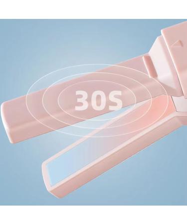 Mini Hair Straightener for Travel - USB Fast Heating Flat Iron (Sakura) - Compact & Portable Hair Styling - Buy Online on GoSupps.com