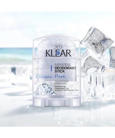 ALIBOOSTER DeOKLEAR Natural Mineral Deodorant - Classic Pure - Alum Stone 70g - Buy Online on GoSupps.com