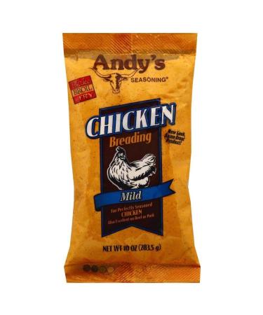 Andys Mild Chicken Breading (Pack of 3) 10 Ounce (Pack of 3)