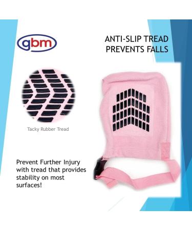 GBM Cast Sock - Durable Non-Slip Adjustable Closed Toe - Fits All Legs & Ankles - Pink Rose - Buy Online on GoSupps.com