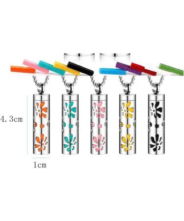 Tangger Aromatherapy Necklace - 2 STK Essential Oil Diffuser Pendant with 20 Pads | Perfect Gift for Women & Mothers | Aromatic Diffusion & Fragrance Blocket - Buy Online on GoSupps.com