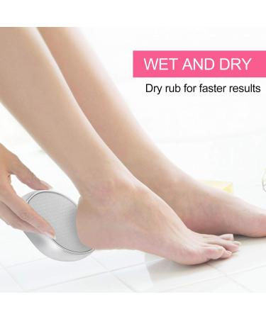 Glass Foot File Foot Rasp Hard Skin Remover Exfoliating Callus Dead Skin Remover Pedicure Tool for Nail Grooming and Styling - Buy Online on GoSupps.com
