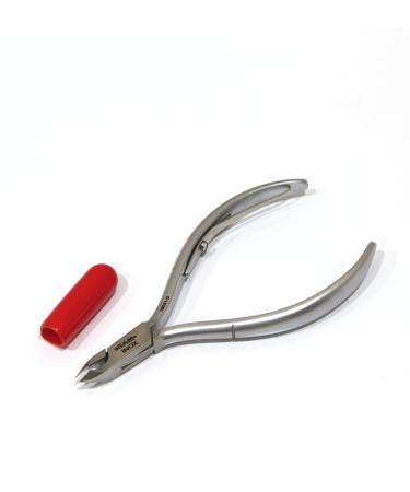 SAM Sam Cuticle Nippers for Professional with Sharp Blades Single SpringInox Satin Jaw 3 mm - 10 5 cm Silver