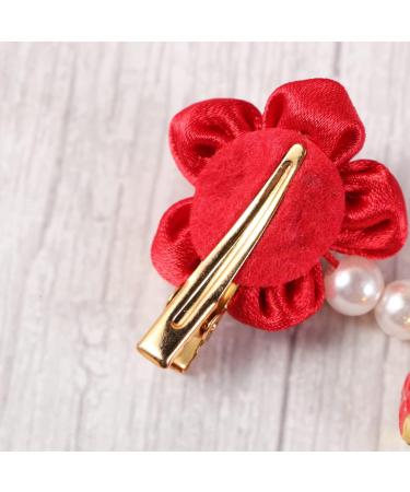 ABOOFAN 3 Pairs Bows Hair Clips Hair Clips for Bows Kids Barrettes for Hair Chinese New Year Hair Clips New Year Bobby Pin Girl Barrettes Clip Chinese Style Hairpin Candy Bag Child Tassel - Buy Online on GoSupps.com