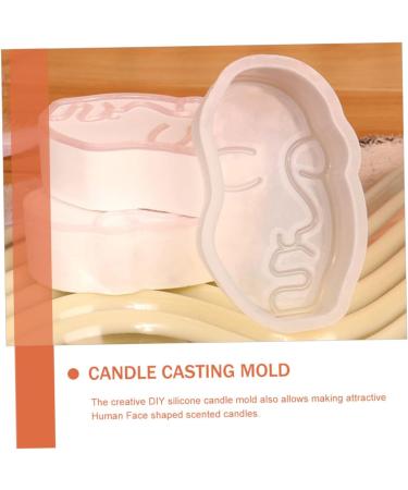 STOBOK Face Resin Molds 2pcs Silicone Mold Hand Mold Silicone Cake Mold Handmade Soap Mold Candy Mold Human Face Manual Soap Molds Scented Candle Mold Crafts Household Silica Gel - Buy Online on GoSupps.com