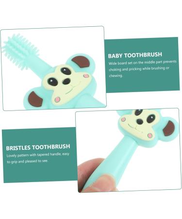 GLEAVI Silicone Training Toothbrush for Toddlers - Ideal Brush for Milk Teeth | International Shipping - Buy Online on GoSupps.com