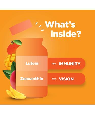 Lutein & Zeaxanthin Vegan Gummy Eye Vitamins for Adults | Eye Health & Vision Clarity Support - Blue Light Protection | Lutein Gummies - Buy Online on GoSupps.com