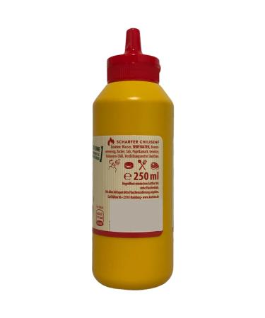 K hne Habanero Chili Mustard - Fiery Hot Mustard 6-Pack (6x250ml) | International Shipping Available - Buy Online on GoSupps.com