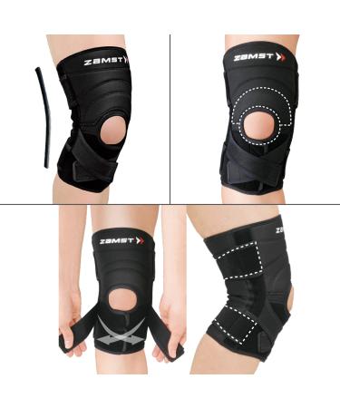 Zamst ZK 7 Knee Support - Black Large | Premium Knee Brace for Enhanced Support - International Shipping Available - Buy Online on GoSupps.com