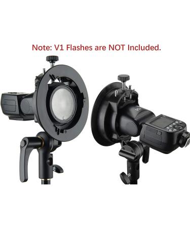 Godox S2 Speedlite S-Type Bracket - Bowens Mount Flash Holder for V1, AD200Pro, AD400Pro & More - Tiltable Design with Umbrella Mount - Buy Online on GoSupps.com