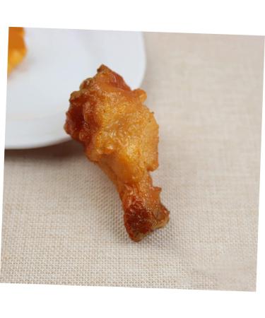 Cabilock 5pcs Simulation Chicken Leg Chicken Wings Pvc Snack Drumstick - Buy Online on GoSupps.com