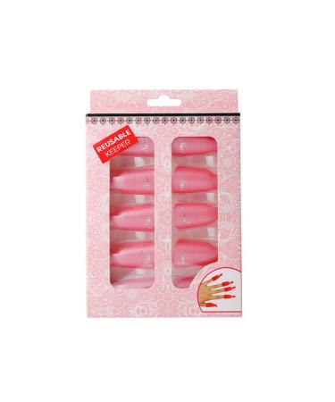 KINGMAS 10 Pcs Gel Nail Polish Remover Clips - Acrylic Nail Art Soak Off Wrap Cleaner Cap - Buy Online on GoSupps.com