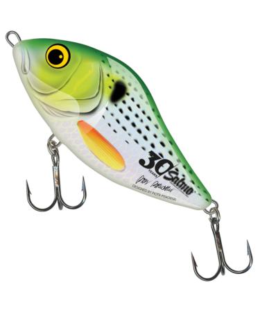 Salmo Wobbler Slider Rr 12cm / 70g / sinking / 2.0-1.0m Holo Green Striper