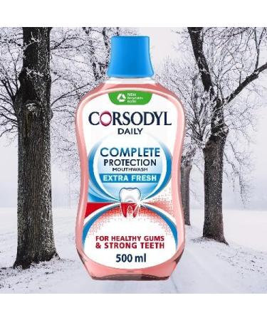  Corsodyl Corsodyl Daily Arctic Mint Mouthwash 500ml - Buy Online on GoSupps.com
