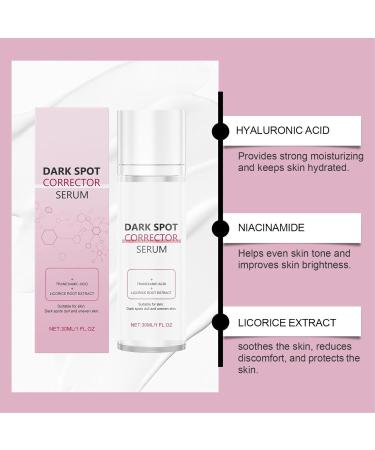 Dark Spot Correcting Glow Serum Dark Spot Corrector for Face Freckle Corrector Hyperpigmentation Treatment Skin Brightening Gel Cream for Sun Spots - Buy Online on GoSupps.com