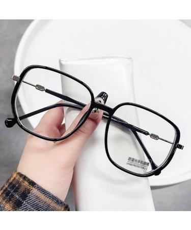 Large Frame Blue Light Blocking Reading Glasses for Women - Vintage Square Computer Readers 2.5+ Black - Buy Online on GoSupps.com