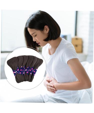 Reusable Cloth Menstrual Pads Set - Charcoal Washable Incontinence Towels, Light Purple - 1 Count - Buy Online on GoSupps.com