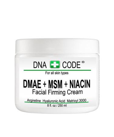 Anti-Aging DMAE+MSM+NIACIN Firming Cream 100% Pure Hyaluronic Acid Argireline Matrixyl 3000 (8 oz)
