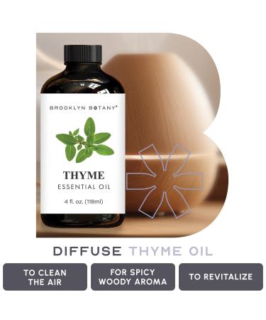 Brooklyn Botany Grapefruit & Thyme Essential Oils 4 Fl Oz (Pack of 2) 100% Pure & Natural Refreshing & Herbal Aromatherapy Blend - Buy Online on GoSupps.com