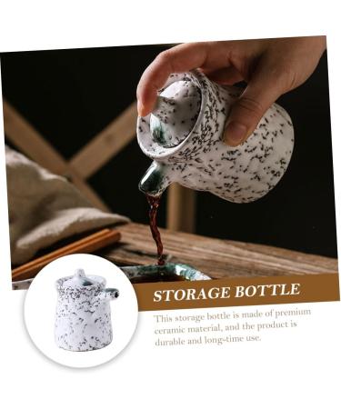 Zerodeko Vinegar Dispenser Soy Sauce Holder 2pcs Seasoning Pot Ceramics Condiment Jar Soy Sauce Bottle Sauce Dispenser Dressing Containers - Buy Online on GoSupps.com
