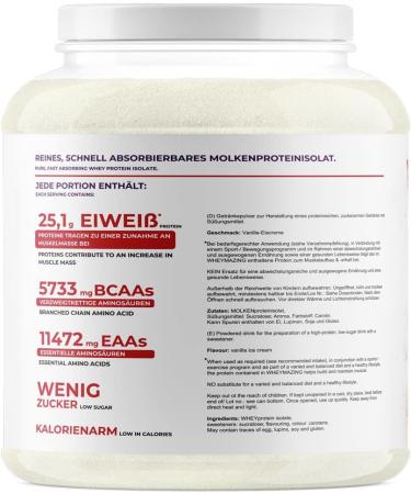 Wheymazing Whey Protein Isolate 1kg - Vanilla Ice Cream | Premium Quality | Heavenly Taste | NF24 Protective Powder - Buy Online on GoSupps.com