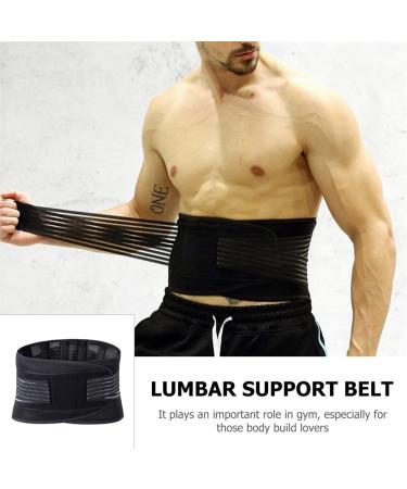 Fajas para Adelgazar la Barriga para Mujer - Cinturilla de Ejercicio Soporte Lumbar Profesional Cinturilla Fitness - Negro 22x118cm - Buy Online on GoSupps.com