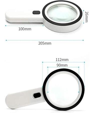 Professional ES Vision aids 30x with Led Round Optical Hd childrenStudents Reading Recognition Elderly Handheld Stationery Office Supplies Full of Stars - Buy Online on GoSupps.com