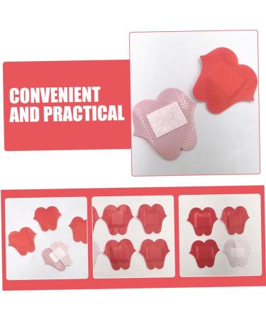 Buy GLEAVI 100pcs Mouth Shaped Household Wound Bandages - Breathable Adorable Lip-Shaped Patches for Daily Care - International Shipping Available - Buy Online on GoSupps.com