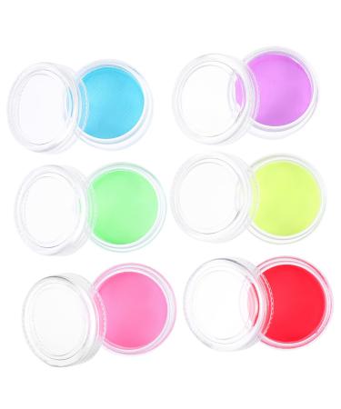FRCOLOR 6pcs Fluorescent Eyeliner Eye Shadow Purple Wigs for Women Exquisite Fluorescent Eye Liner Makeup