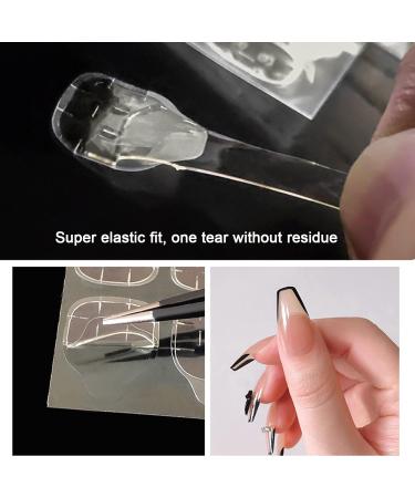 360 PCS Double-Sided Transparent Nail Glue Stickers - Adhesive Pads & Jelly Gel Tape for DIY Manicure Decoration - Buy Online on GoSupps.com