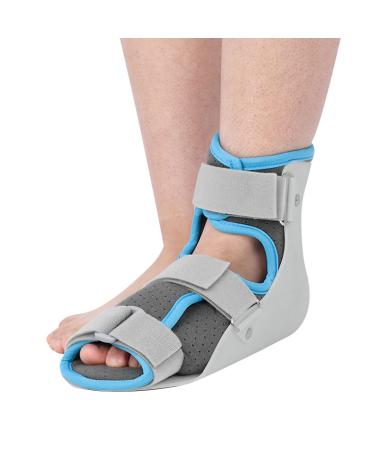 Drop Foot Brace with Arch Support Ankle Stabilizer Breathable Hook and Loop Injury Recovery Ankle Fixation Brace for Men Women Left M