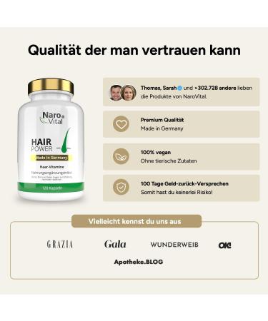 NaroVital Hair Vitamins - Pack of 3 - 120 Capsules - Buy Online on GoSupps.com