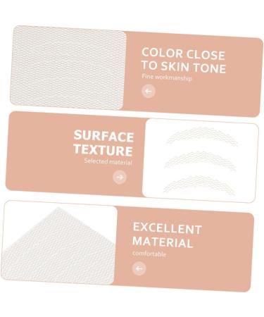 Balacoo 16pcs Lace Double Eyelid Sticker Mesh Tape Lace Mesh Eyelid Tape Waterproof Eyelid Tapes Water Proof 2.8x0.4x0.1cm Yellow - Buy Online on GoSupps.com