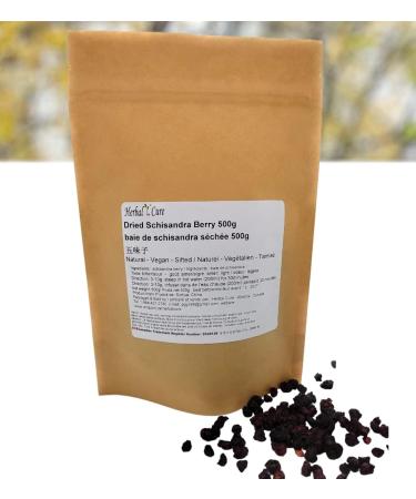 Herbal Cure - Schisandra Berries 500g - Extra Large Berries - Product of China - Buy Online on GoSupps.com