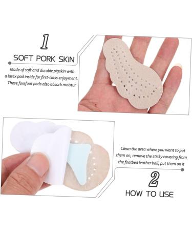 FRCOLOR 15 Pairs Anti-Slip Forefoot Pads for High Heels - Self-Adhesive Wear-Resistant Shoe Inserts for Daily Use - Buy Online on GoSupps.com