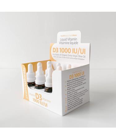 Prairie Naturals Liquid Vitamin D3 Cholecalciferol 1 000 IU - 15ml x 12 packs 12 count (Pack of 1) - Buy Online on GoSupps.com