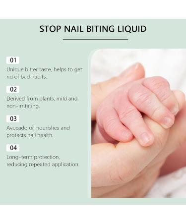 Stop nail biting nail biting prevention for children and adults stop biting nails for children and adults anti nail polish for children fingernail prevention - Buy Online on GoSupps.com