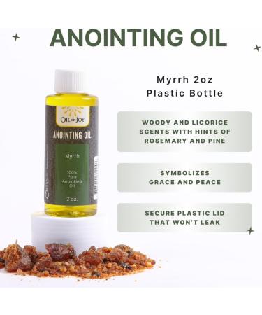 100% Pure Myrrh Anointing Oil 2oz | Ideal for Prayer Church Services & Ceremonies | International Shipping Available - Buy Online on GoSupps.com