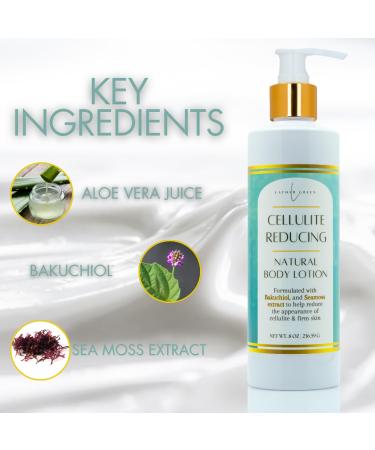 Lather Green - Cellulite Reducing Natural Body Lotion Hydrating Toning & Firming 8 oz - Buy Online on GoSupps.com