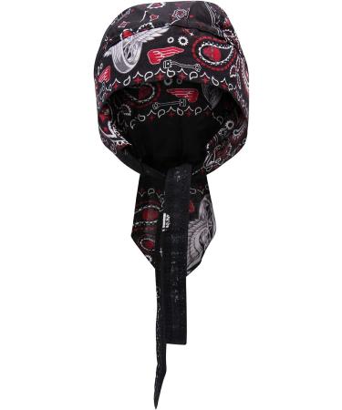 Elephant Brand Skull Caps - 100% Cotton Pack of 3 Biker Hats in Patterned & Plain Colors - Buy Online on GoSupps.com