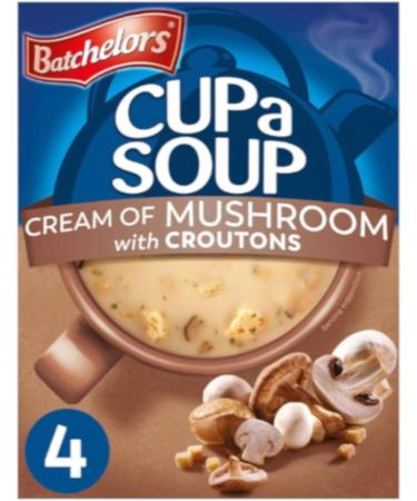 Cuppa Soup Variety Bundle - 4 Delicious Flavours - with Batchelors Cup a Soup Beef & Tomato Chicken & Leek Broccoli & Cauliflower and Mushroom - 16 Sachets in Total - Ready in Minutes - Buy Online on GoSupps.com