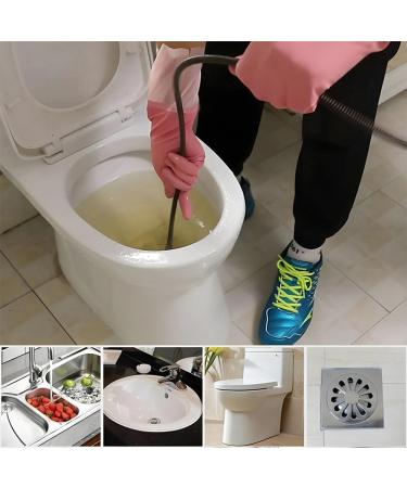 Retasica Pipe Dredging Tool Spring Pipe Sewer Pipe Unblocker Sinks Basin Pipeline Clogged Remover Tools Bathroom Kitchen Drain Easy Install B 2 Meter - Buy Online on GoSupps.com
