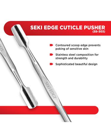SEKI EDGE SS-303 Cuticle Pusher - High-Quality Nail Care Tool for Perfect Manicures | International Shipping Available - Buy Online on GoSupps.com